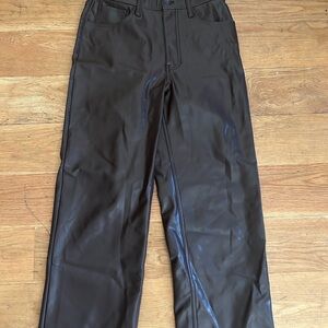 Abercrombie leather pants